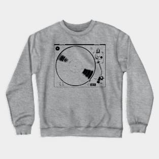 Turntable - Vinyl Analog Record Music Producer Crewneck Sweatshirt